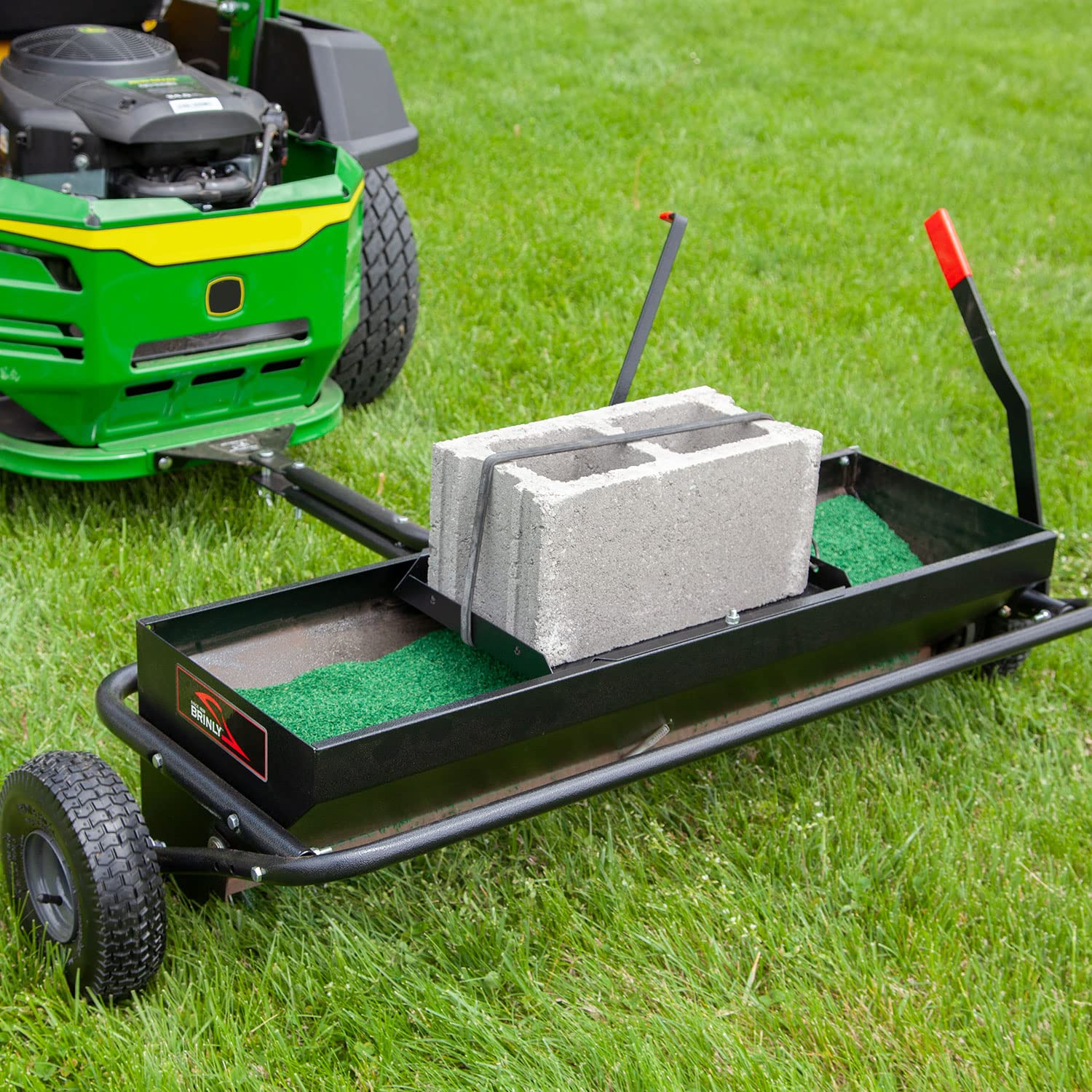 Brinly AS2 40BH P Kombination Aerifizierer Streuwagen