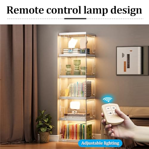 Vetrina in vetro per oggetti da collezione Curio China con ante in vetro acrilico, vetrina acrilica (40 x 32 x 154 cm) : Amazon.it: Casa e cucina