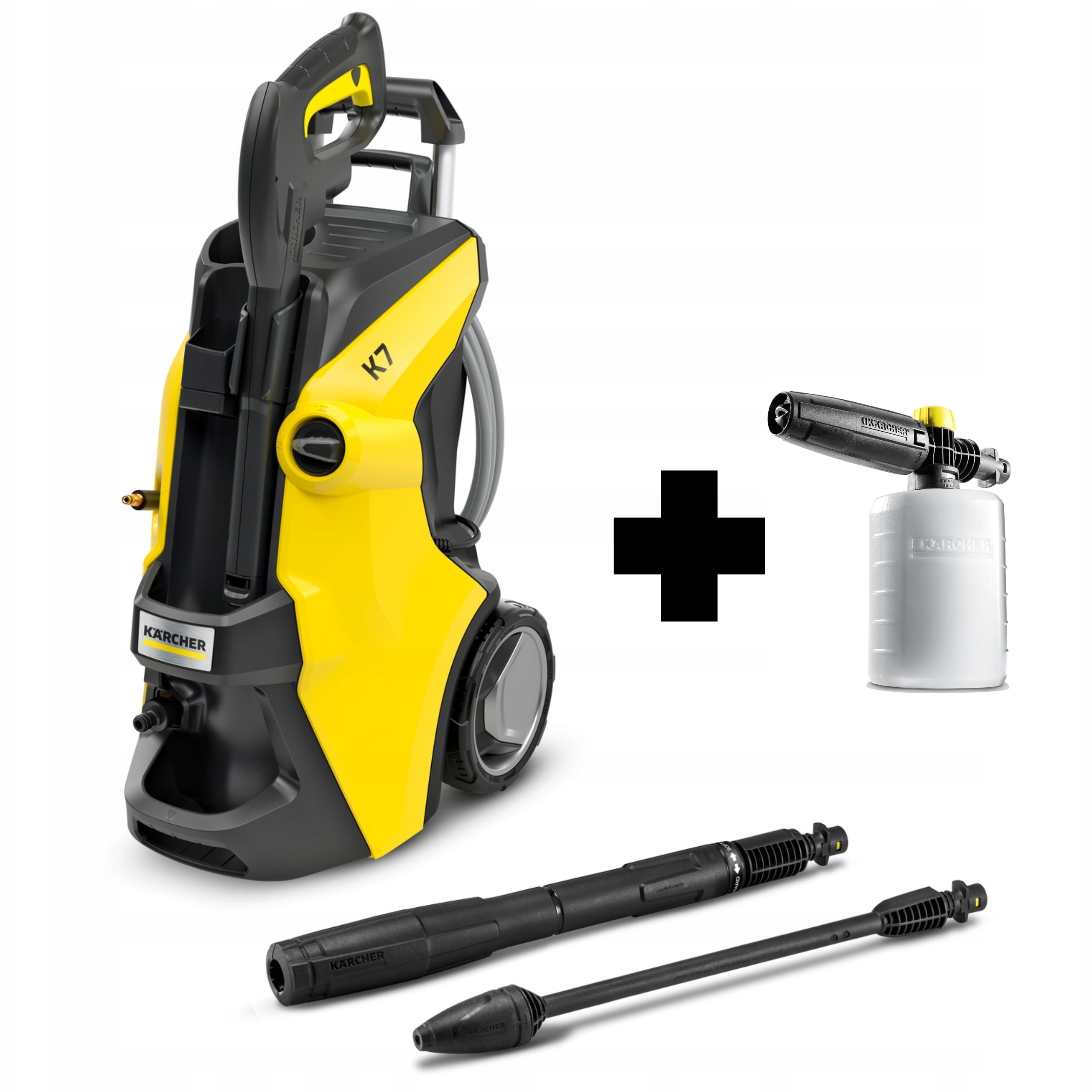 Myjka ciśnieniowa Karcher K7 do mycia kostki 1.317-300.0 + pianownica FJ6