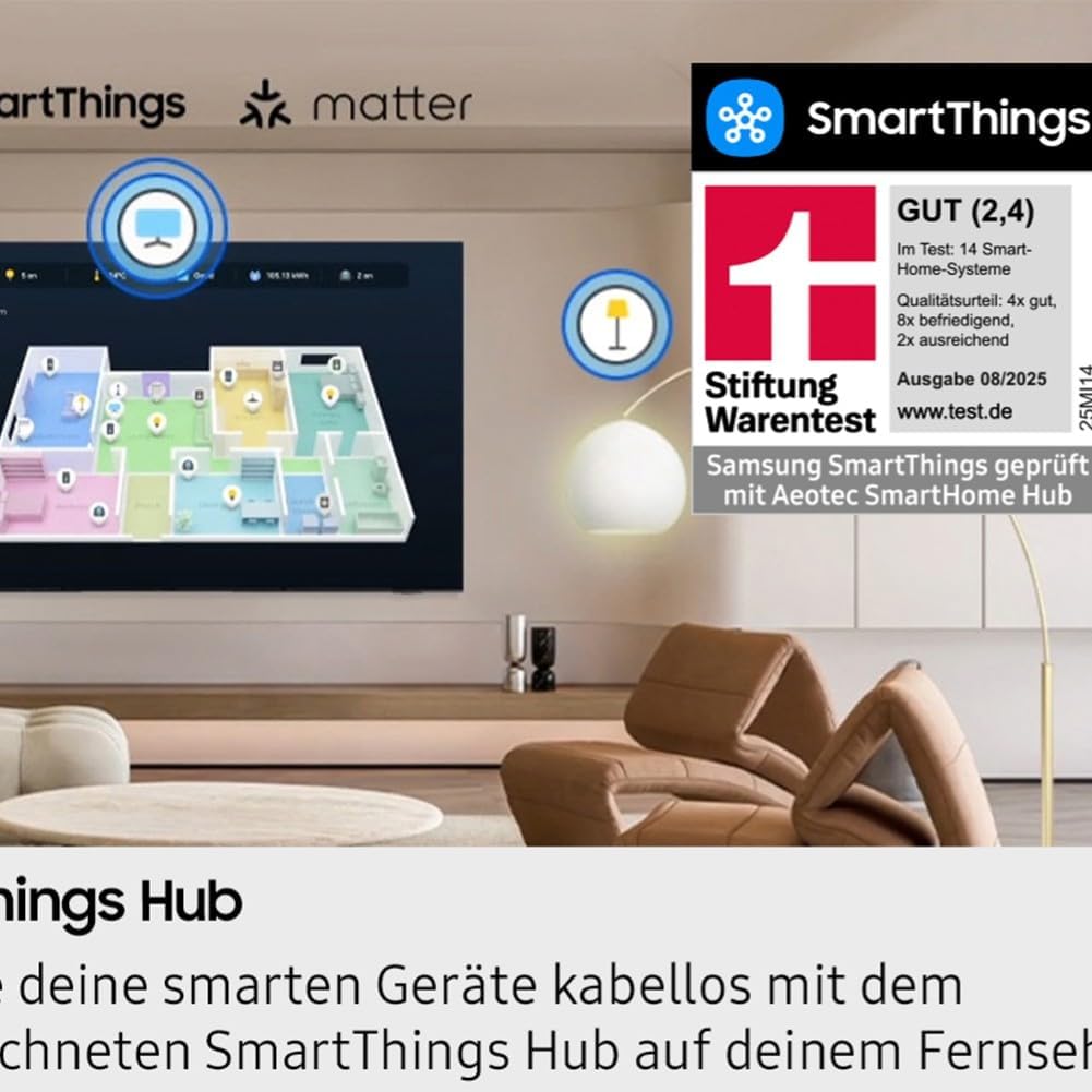Neo QLED 4K QN90F 55 Zoll (138 cm) Mini LED Fernseher, Antireflexion, NQ4 AI Gen3 Prozessor, Neo Quantum HDR+, 4K Upscaling Pro, Dolby Atmos, Knox Security, AI Smart TV