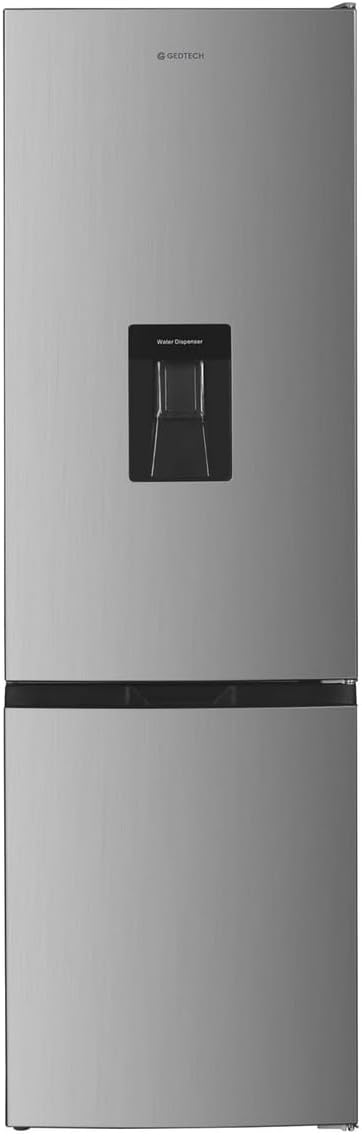 GEDTECH Refrigerateur combiné - congélateur bas - GCB262SL Silver - capacité 262L - Classe E