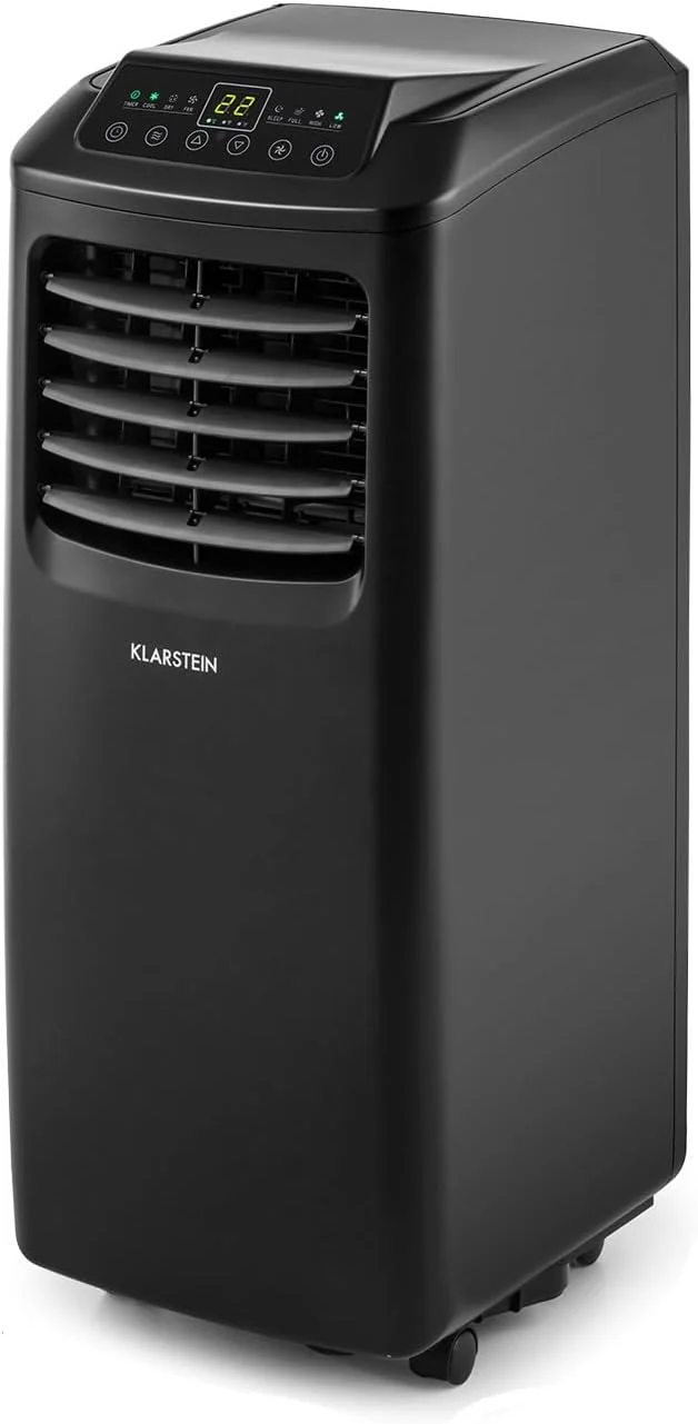 Klarstein Airconditioner, 4-in-1 Airconditioningsysteem, Luchtontvochtiger, Ventilator & Nachtmodus, Mobiele airconditioner met afvoerslang, App-bediening, Airconditioner voor ruimtes tot 44 m2, 9000 BTU, Wit
