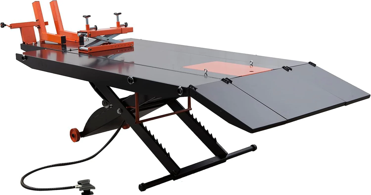 APlusLift MT1500X 1500LB Air-Operated Motorcycle & ATV Lift Table ?C 48