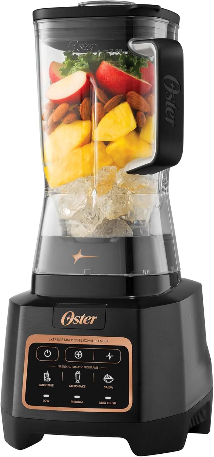 Oster Extreme Mix Blender. 1500-Watt High-Speed Countertop Blender with 64oz Jar & Auto Programs. Perfect for Smoothies. Milkshakes. Salsa
