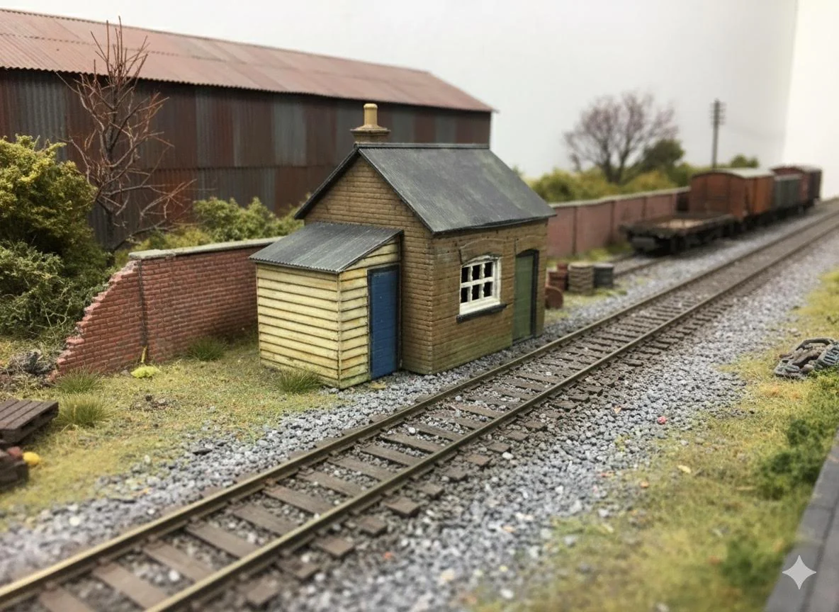 Small Building with lean to - OO9/OO/HO ideal for your layout