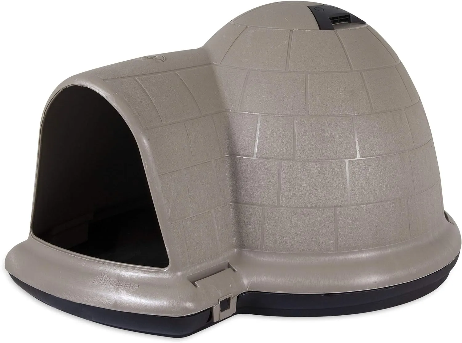 Petmate Indigo Dog House (Igloo Dog House, Made in USA with 90% Recycled Materials, All Weather Protection Pet Shelter) for XL Dogs  90 to 125 pounds, Made in USA