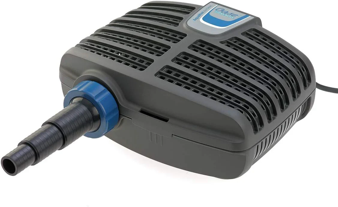 OASE 51096 Filter und Bachlaufpumpe AquaMax Eco Classic 5500, 5300 l/h F?rderleistung, energiesparende Bachlaufpumpe, Teichpumpe, Filter, Pumpe, Bachlauf, Dunkelgrau