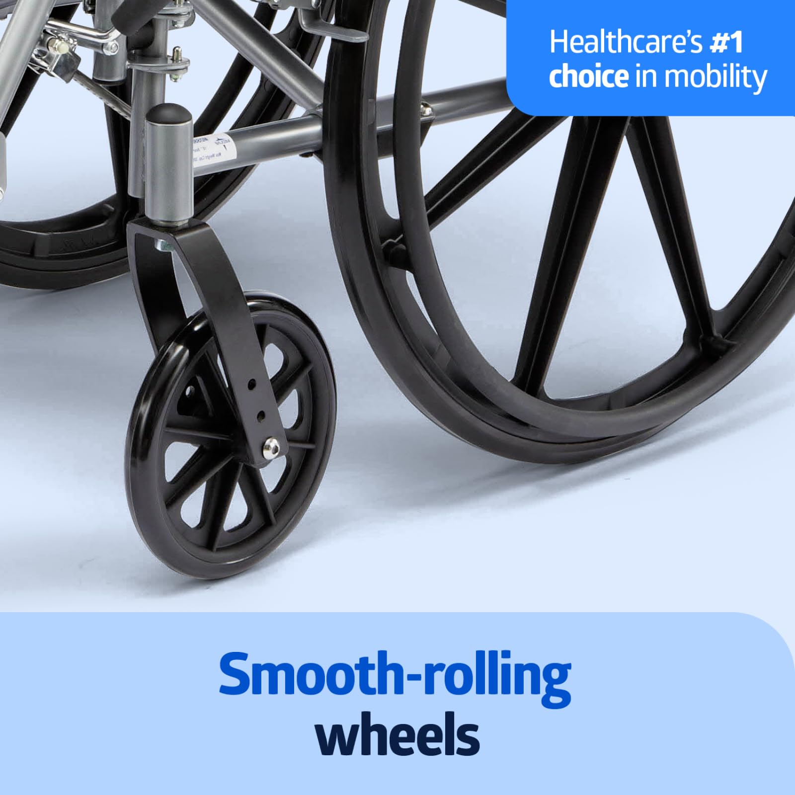 Medline Lightweight User Friendly Wheelchair Desk Length
