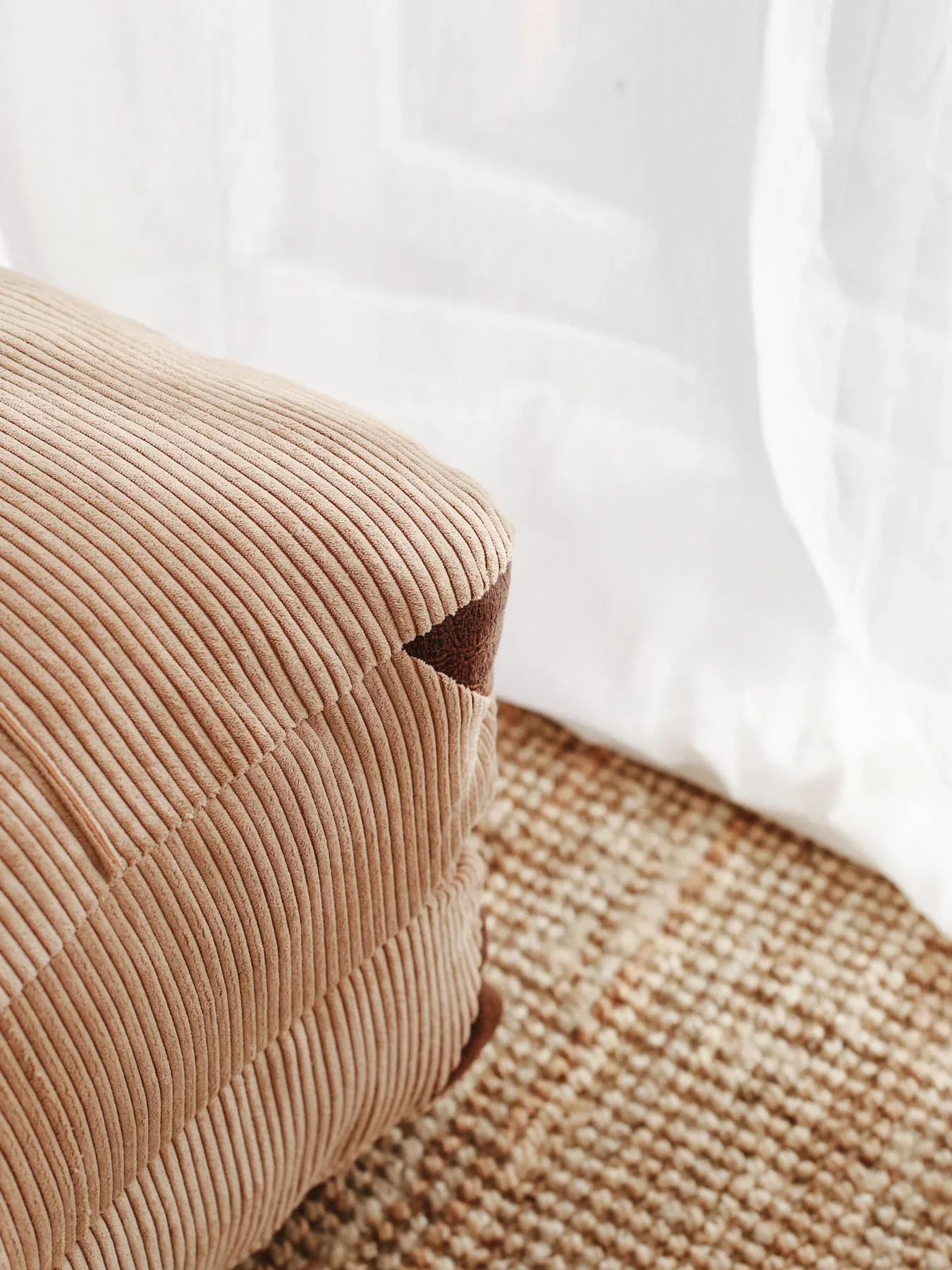 Fold Kadife Bettsofa - Kamel