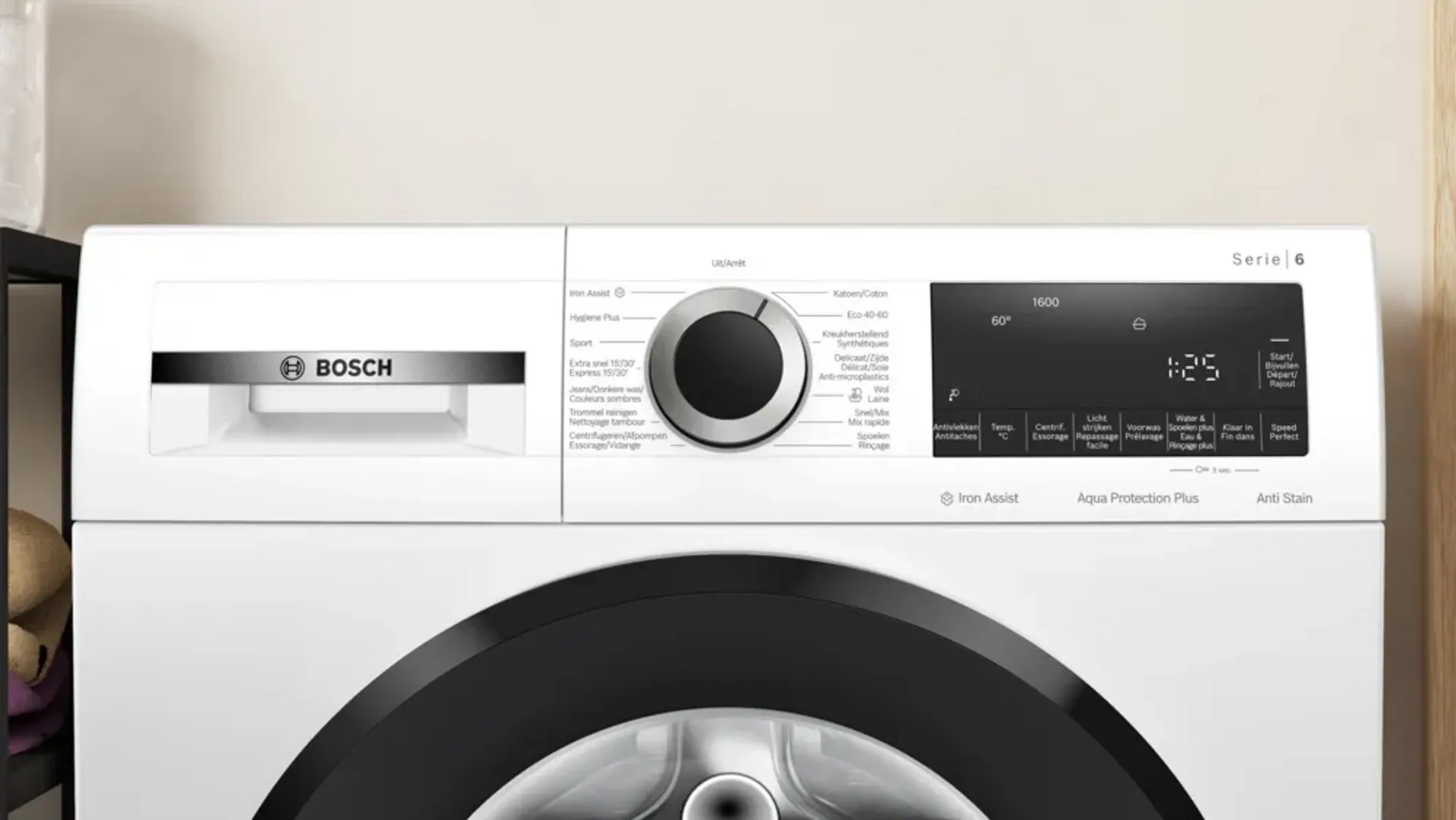 Bosch Wasmachine WGG246ZPFG Serie 6 Iron Assist 9 kg