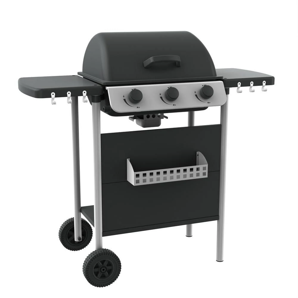 Barbacoa Gas 3 Quemadores Annika Acero 105 X 49 X 100 Cm Ldk Garden