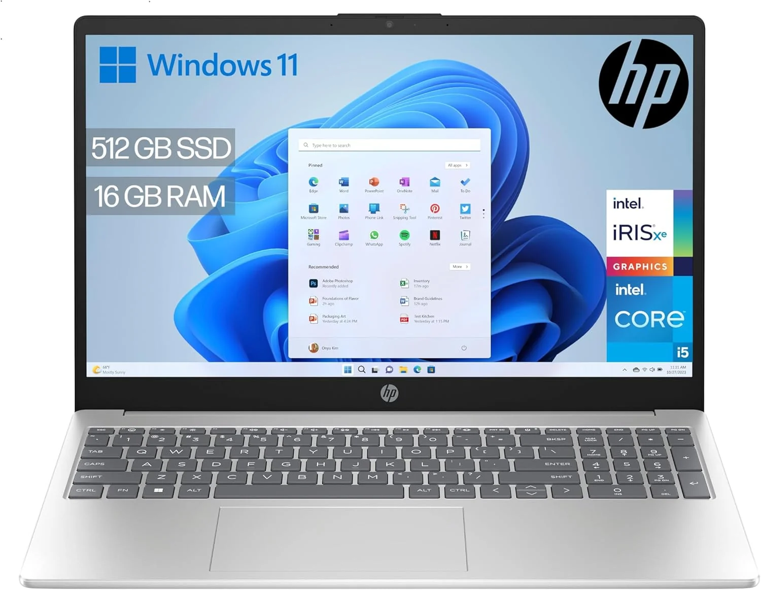 HP 15-fd0163ns- Ordenador portátil de 15.6