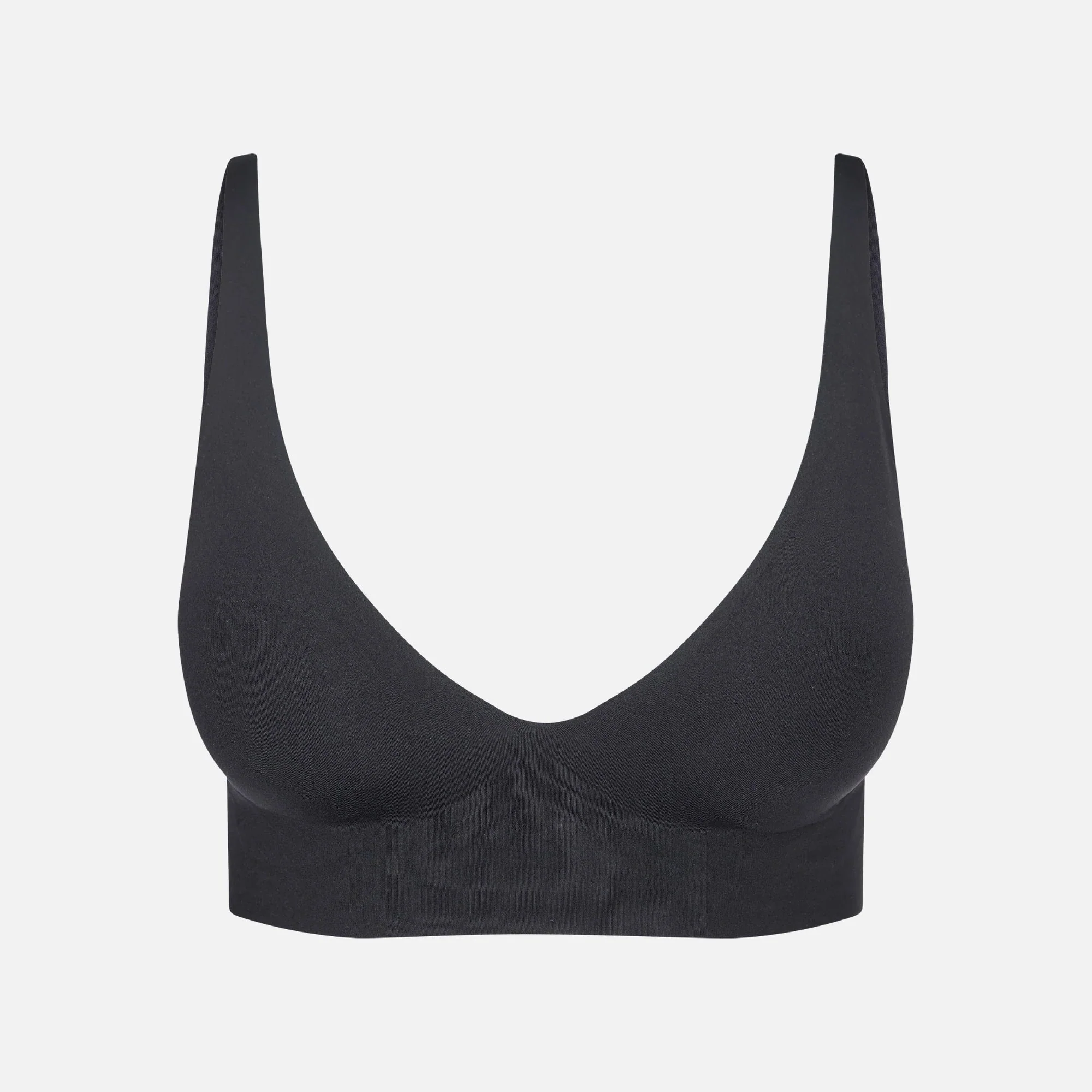 Nahtloser BH ohne B��gel f��r Damen | Komfort Bralette mit V-Ausschnitt | Atmungsaktives Material & weicher Halt f��r jeden Tag
