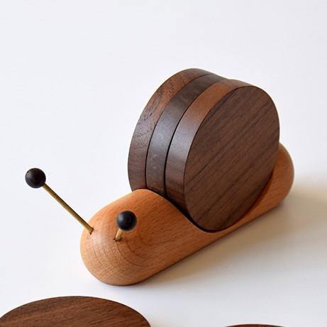 Snail Coaster Set | Voeg een vleugje charme toe aan uw koffiepauzes!
