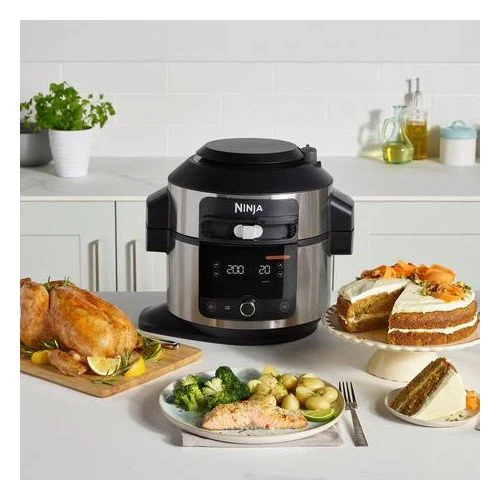 2025 Ninja Foodi Multifunctionele Pan 11-in-1 met Slimme Deksel SmartLid 6L