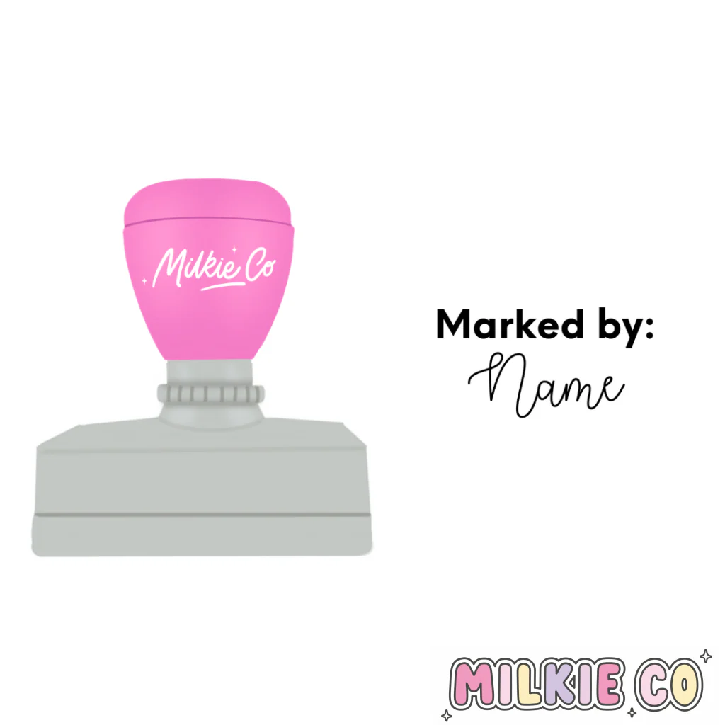 Rectangular: Standard 'Marked by' Stamp