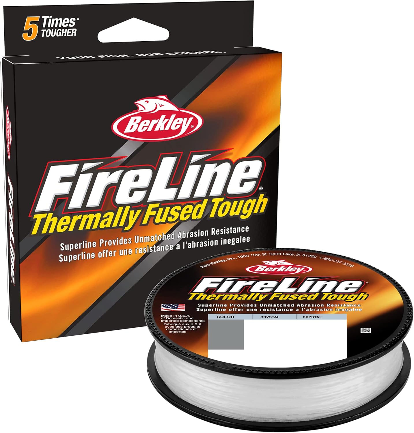 Angelschnur Berkley Fireline Fused Original 1800 M Crystal Geflochtene PE Dyneema Meer Spinnageln Brandungsangeln Karpfenangeln