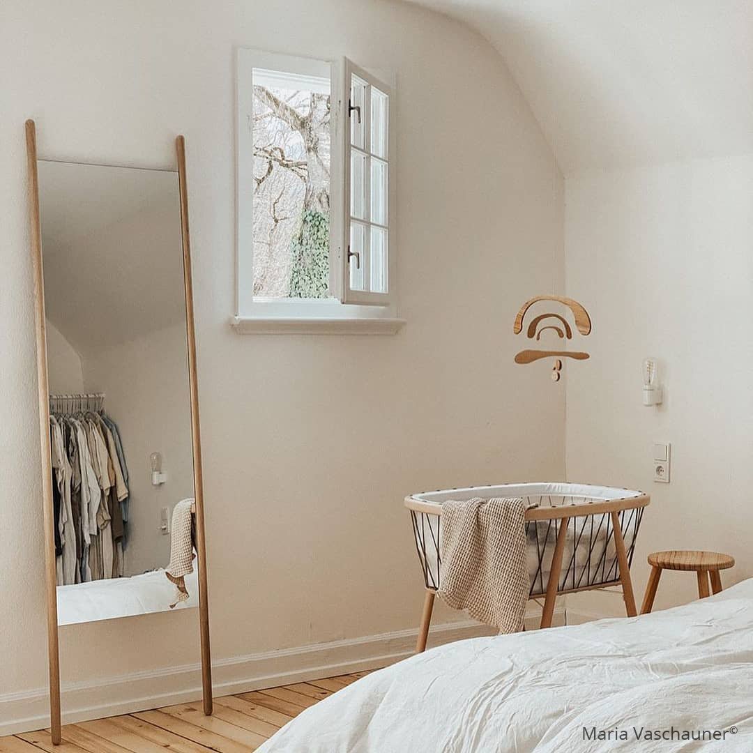 2025 Charlie Crane Wiege KUMI �C Transparante baby cocon met zachte schommelmechaniek | Afmetingen 81x56x72 cm | Inclusief schuimmatras | Personaliseerbare veters | Modern, minimalistisch design