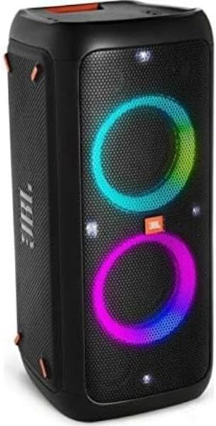 JBL PartyBox 710 - Schwarz �C Trag - und rollbarer Bluetooth Party-Lautsprecher mit Lichteffekten �C Spritzwassergesch��tzte, mobile Musikbox