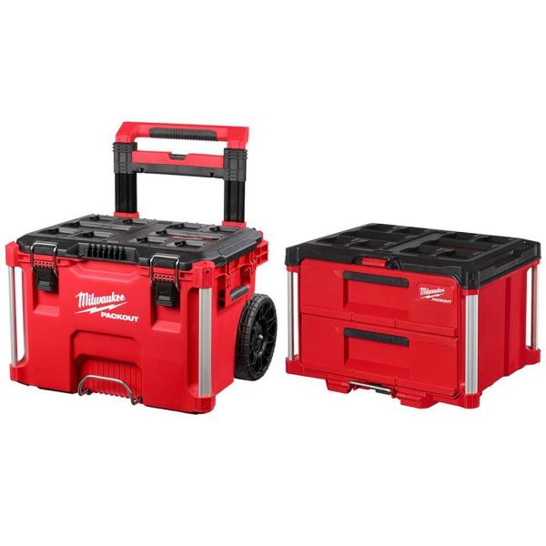 48-22-8426-8442  22 in. Rolling Tool Box and 22 in. 2-Drawer