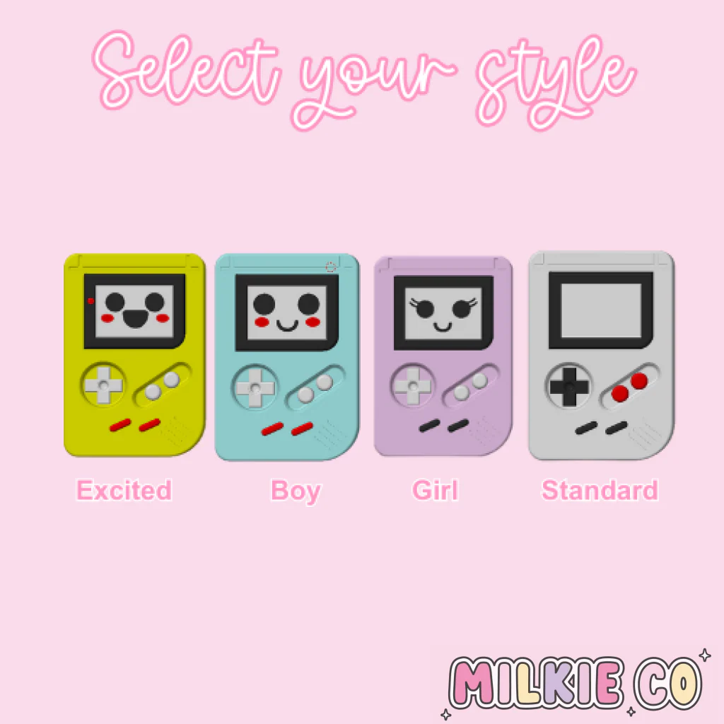 Gameboy Clicker Keychain