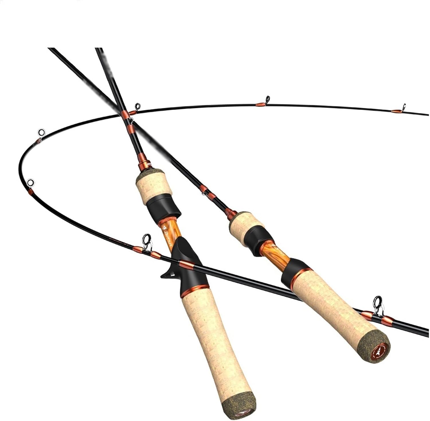 Angelrute Bait Finesse System Spinning Casting Angelrute Kohlefaser 2 Stück 1,53–1,8 m 1–8 g for Forellen-Angelrute Angelzubehör (Size : Spinning (1.80m-UL))