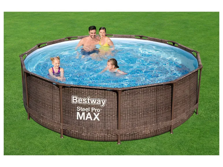 ?Steel Pro Max? DELUXE SERIES?? Framepool-Set, mit Filterpumpe und Leiter