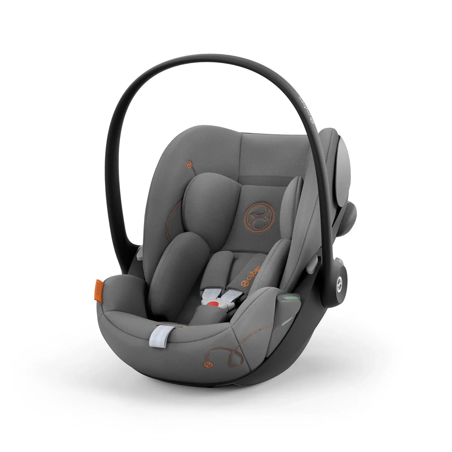CYBEX Gold Kinderwagen EOS Lux 2-in-1 mit Babyschale Aton B2 i-Size und Babyschalen-Adapter, Reisesystem, Ab Geburt bis 22 kg (ca. 4 Jahre), Moon Black (Schwarz)