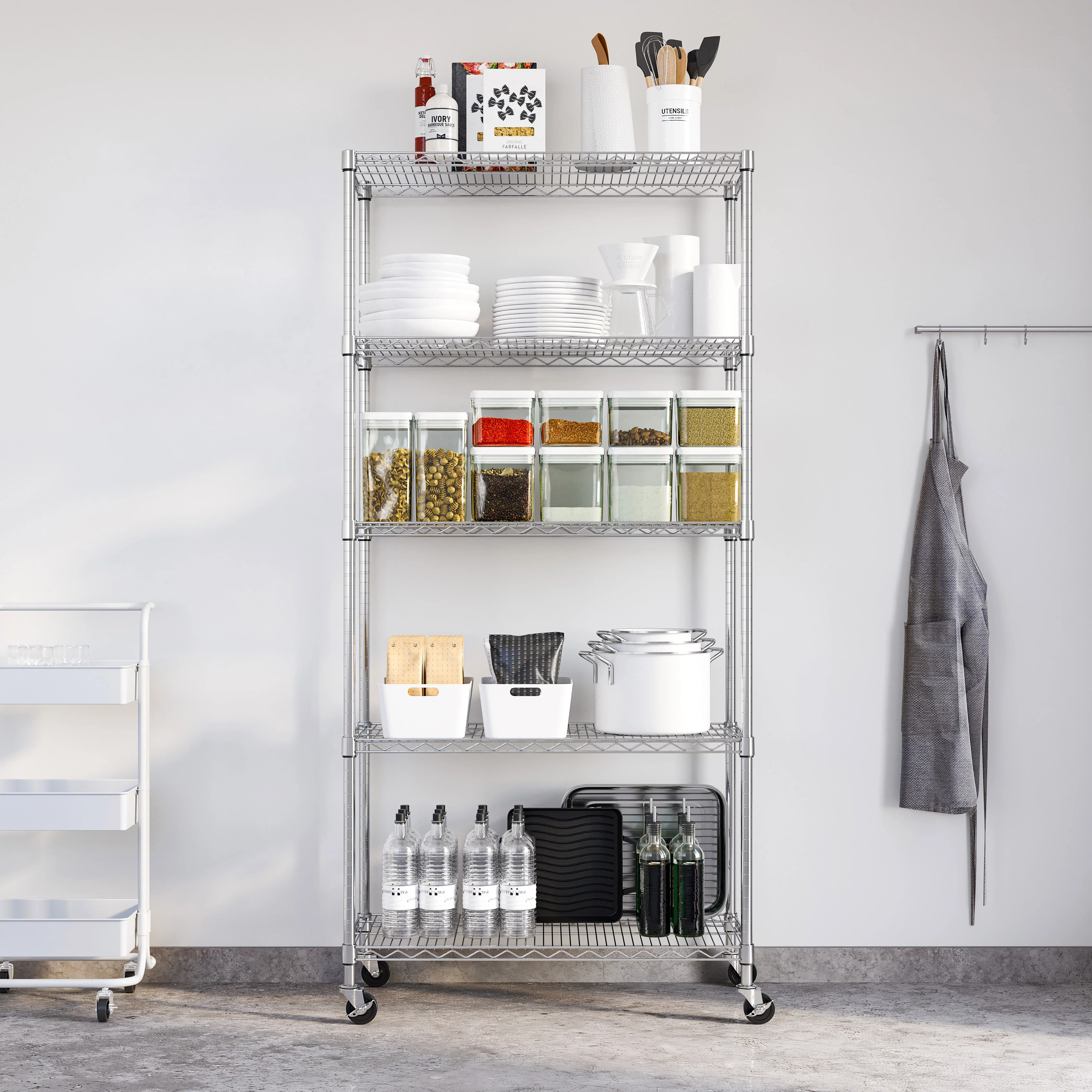 2025 UltraDurable? 5-laags NSF-stalen rek