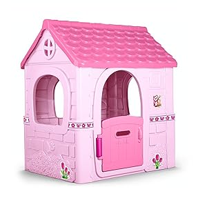  feber, fantasy house, casa de juegos, casa de juegos rosa, juego al aire libre