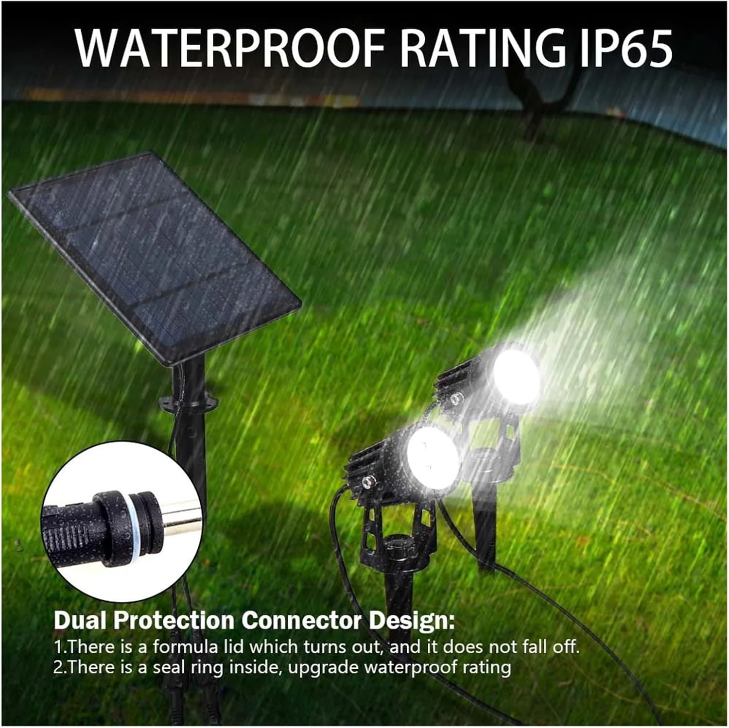 RGB SO LED Außenleuchten IP65 Wasserdicht Garten Dekorative Lampen Hell Energieeffizient Warm Kaltweiß Landschaft Hof Beleuchtung für Weg und Terrasse
