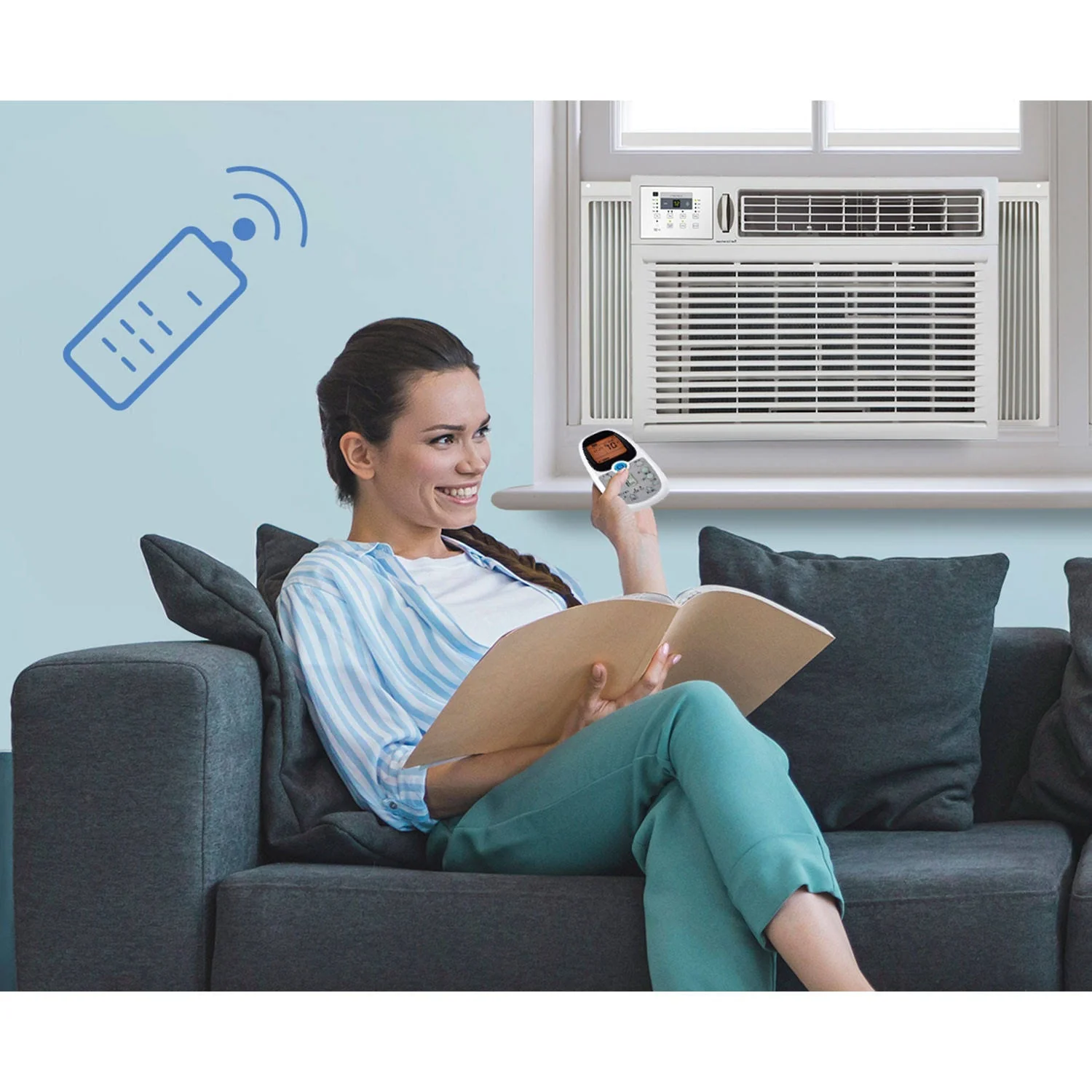 Arctic King 18.000 BTU raamairconditioner met afstandsbediening