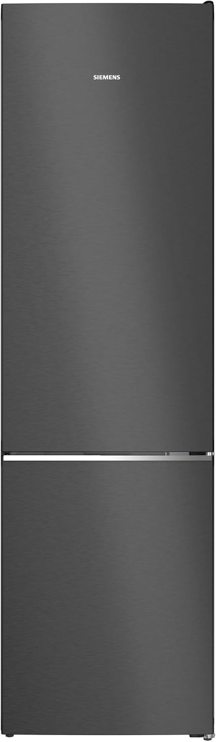 SIEMENS KG39N4X1F, iQ500, Freistehende Kühl-Gefrier-Kombination, Gefrierbereich unten, 363 l, Total noFrost, hyperFresh, extrem leise, LED Beleuchtung, 203 x 60 cm, Gebürsteter Stahl AntiFingerprint