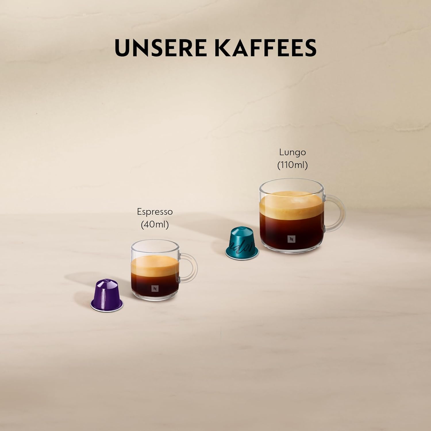 Krups Nespresso Pixie Redesign Kaffeekapselmaschine, 1260 W, 0,7-L-Wassertank, Espresso oder Lungo, energiesparend, recycelbare Kapseln, inkl. Willkommensset, Titan, XN306T10