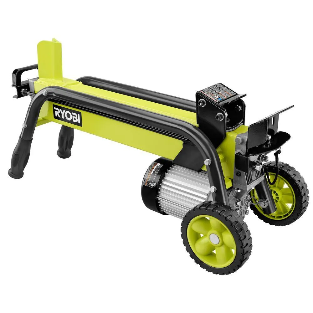 Partidor de madera eléctrico RYOBI RYAC490 – 5 toneladas, 15 amperios