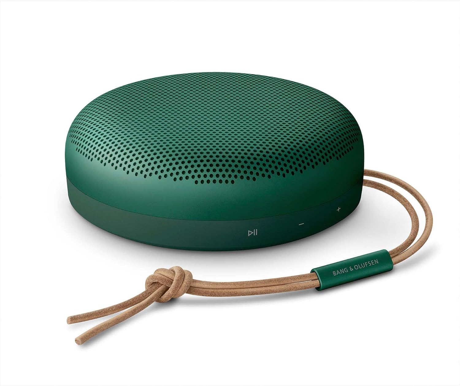 Bang & Olufsen Beosound A1 (2. Gen) – Kabelloser tragbarer IP67 wasserdichter Bluetooth-Lautsprecher mit 360-Grad-Sound, Alexa Voice Assistant & Speakerphone, 18 h Akkulaufzeit - Black Anthracite