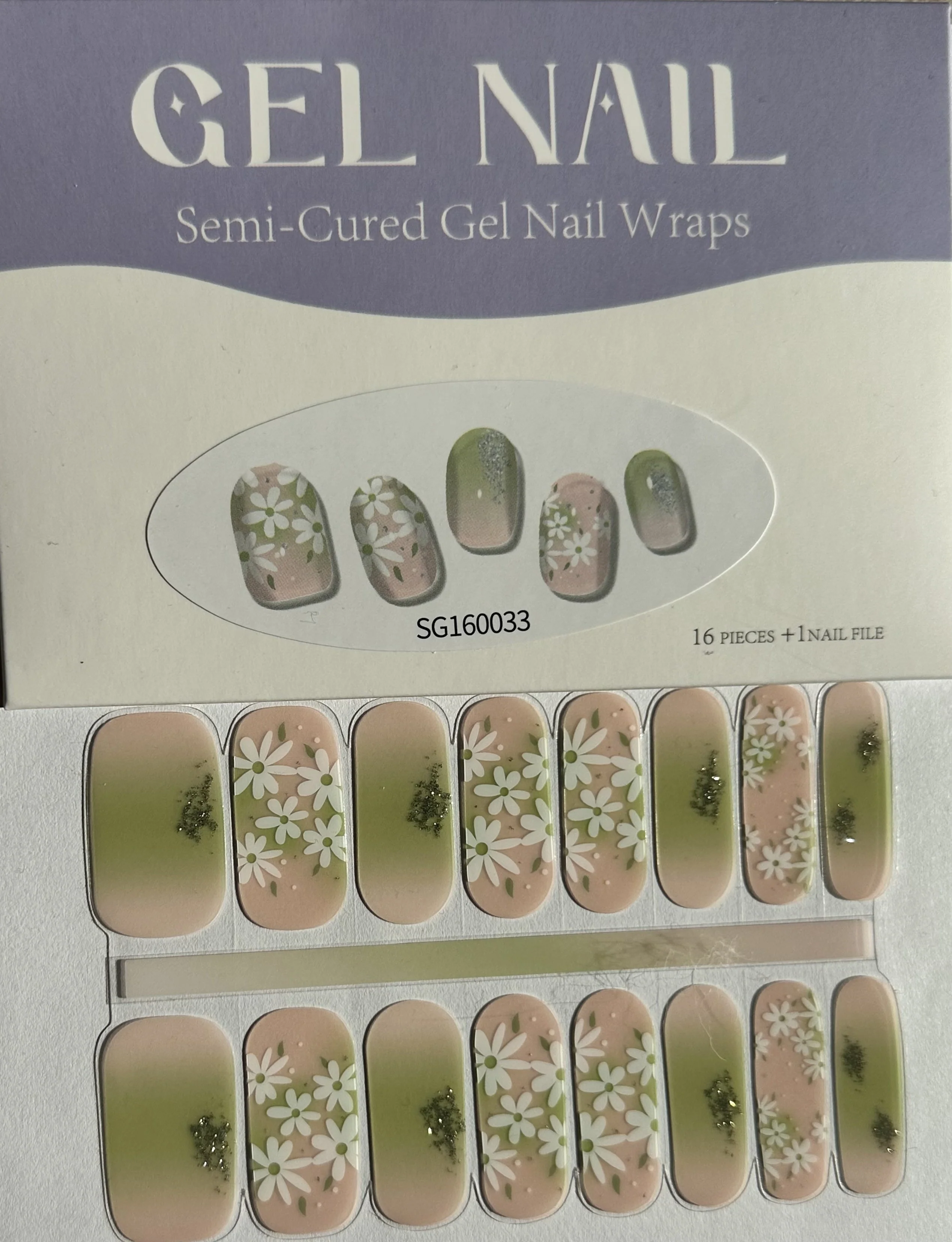 White Daisies Gel
