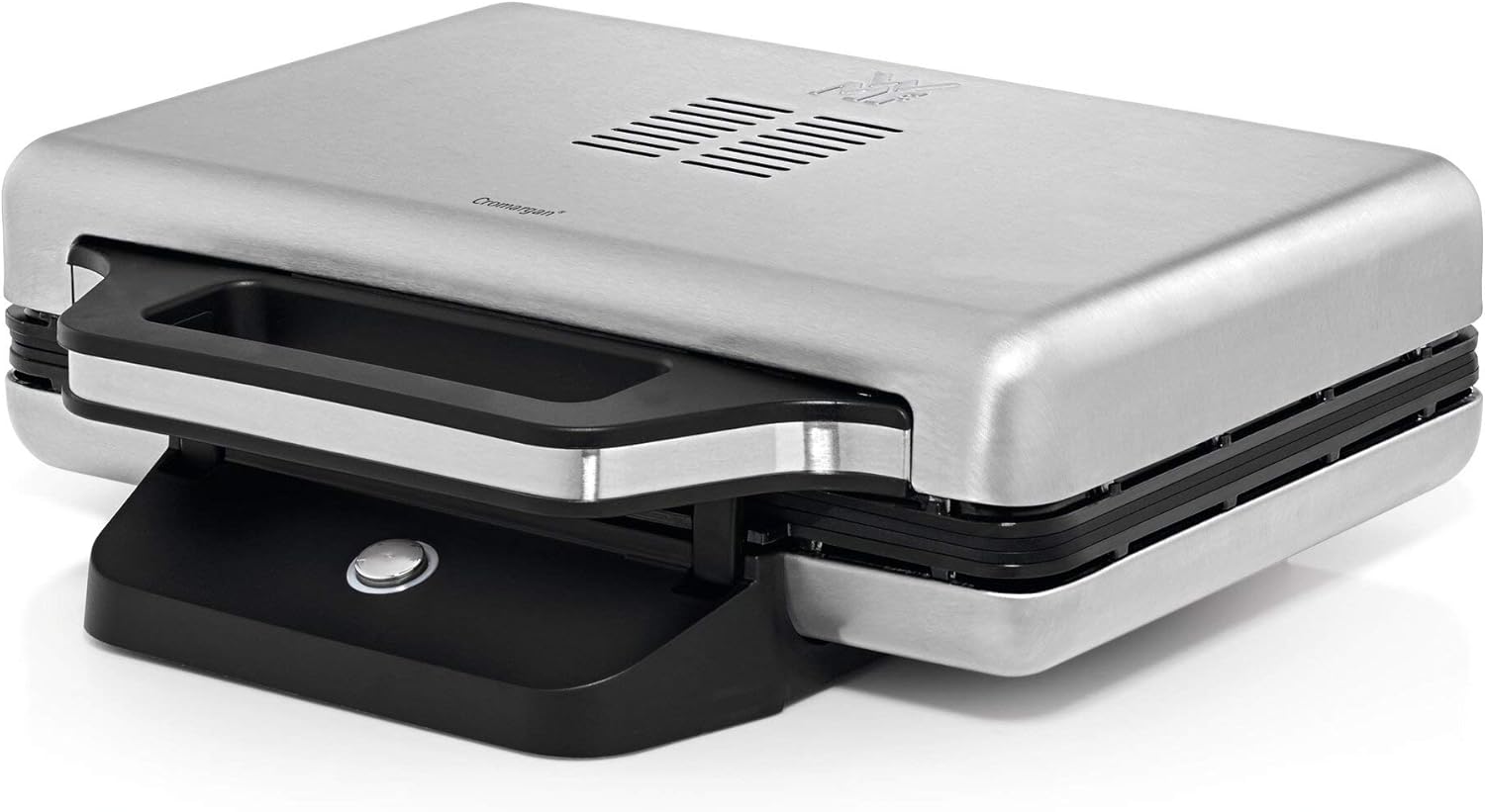 WMF Lono Toaster Glas mit Brtchenaufsatz, 2 Scheiben, XXL, motorisierte Toastaufnahme, Aufwrm-Funktion, 7 Brunungsstufen, Toaster edelstahl matt