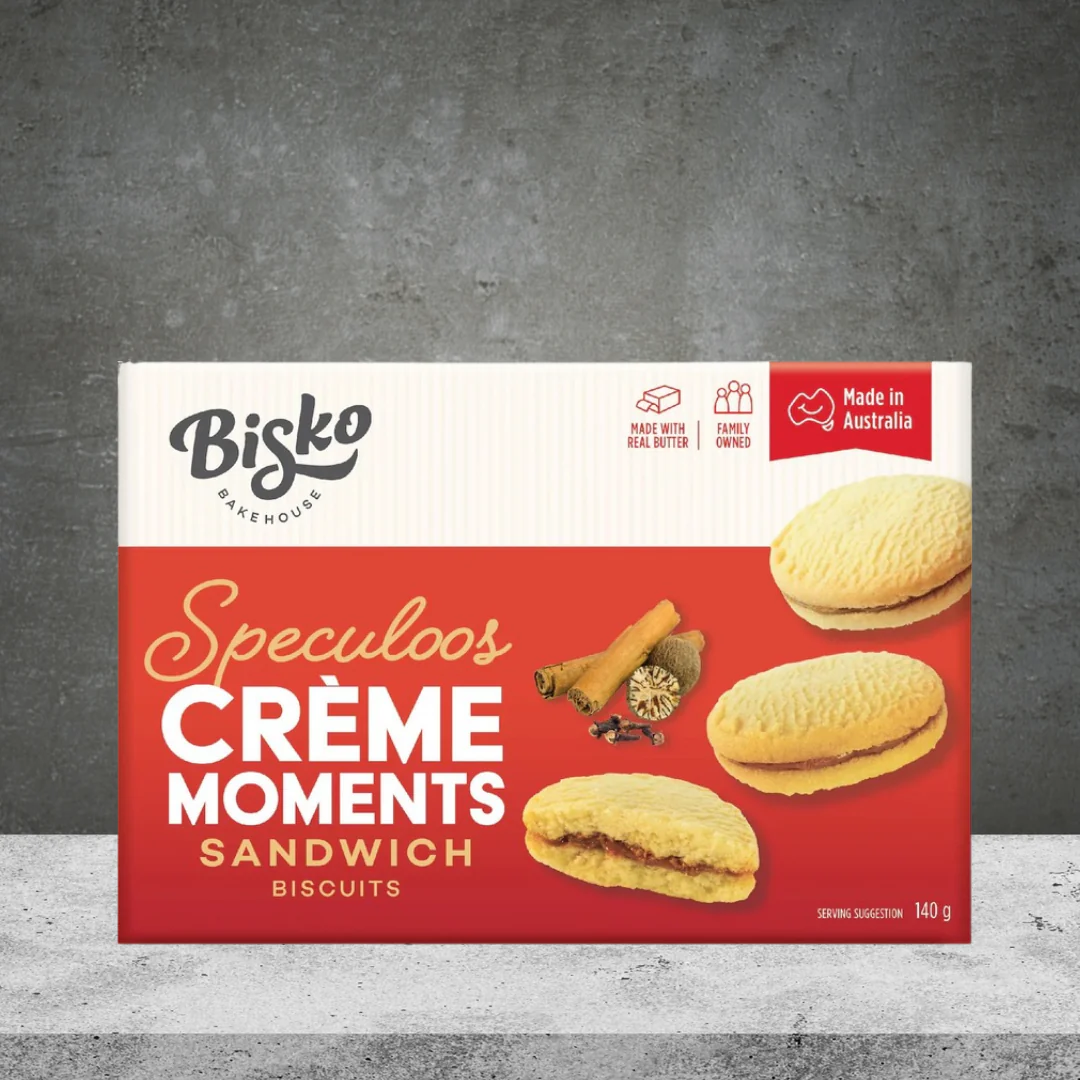 Bisko Speculoos Cr��me Sandwich Biscuits 140g