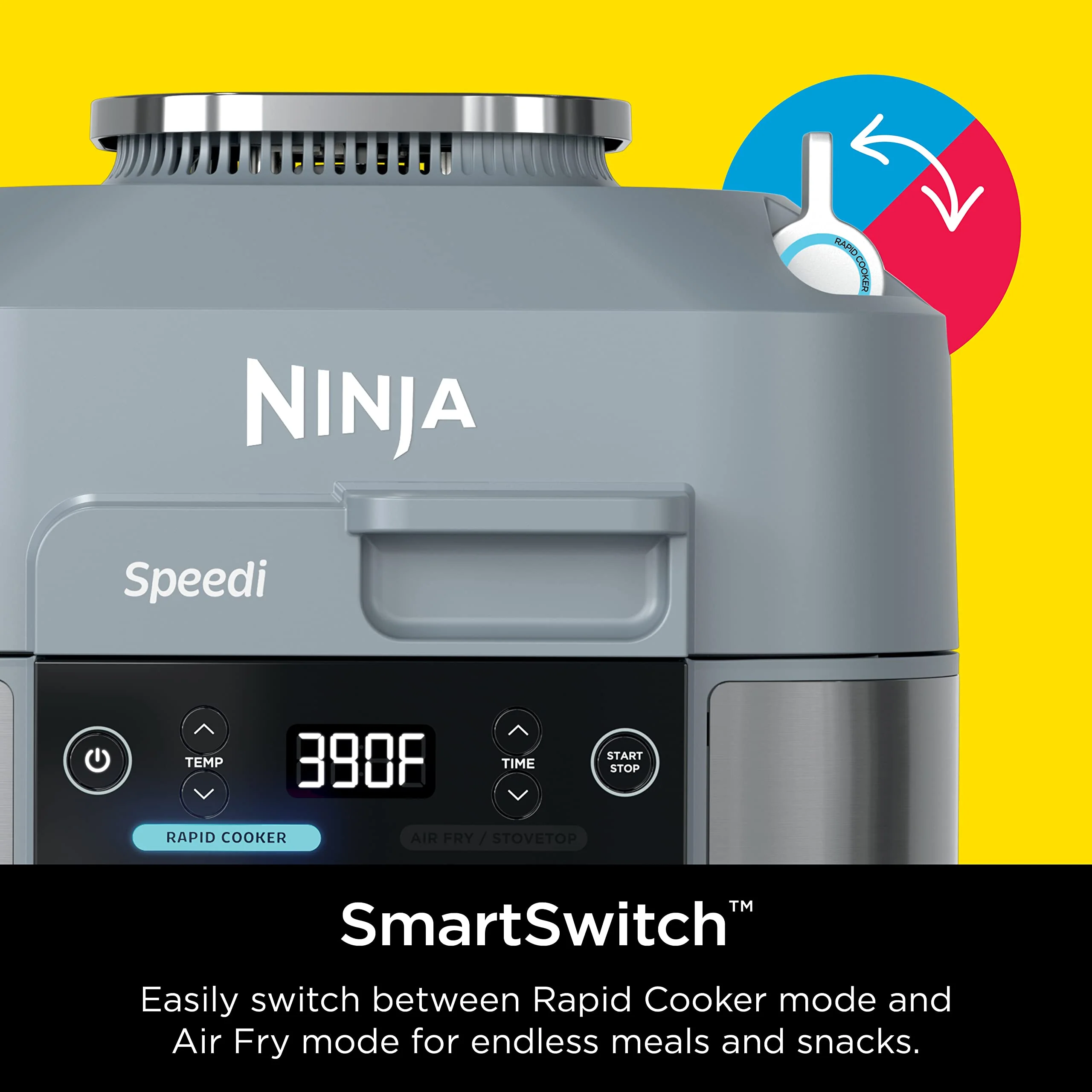 Ninja Speedi Rapid Cooker & Air Fryer, 6-Quart Capacity