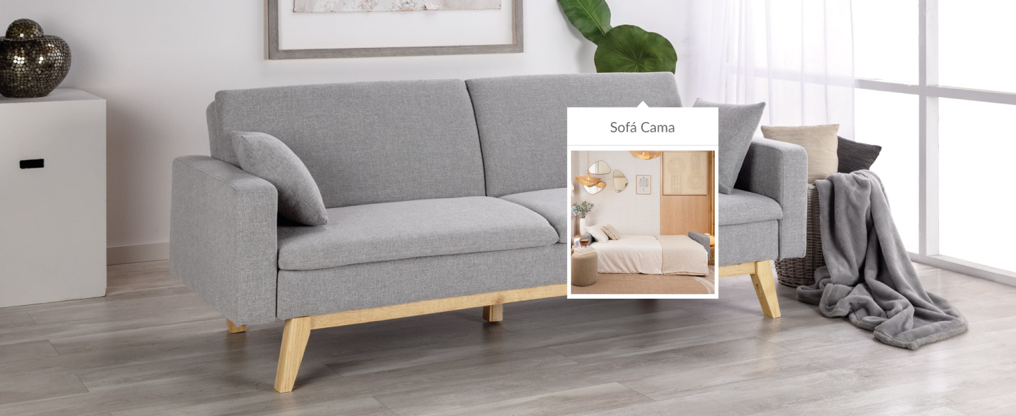 sofa cama matrimonio, sofa cama 3 plazas, sofa cama tres plazas, sofa cama tela, sofa cama clic clac