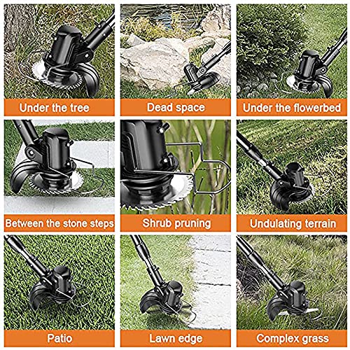 Rasaerba A Batteria, Asta Telescopica Regolabile Tosaerba Elettrico Multifunzione Per Uso Domestico 21V 2000mA Nero Tosaerba A Batteria Per La Cura Del Prato Vialetto Giardino (15 Celle A Batteria) : Amazon.it: Giardino e giardinaggio