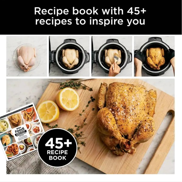 Ninja FD302 Foodi 11-in-1, 6.5-Quart Pro Pressure Cooker, Air Fryer