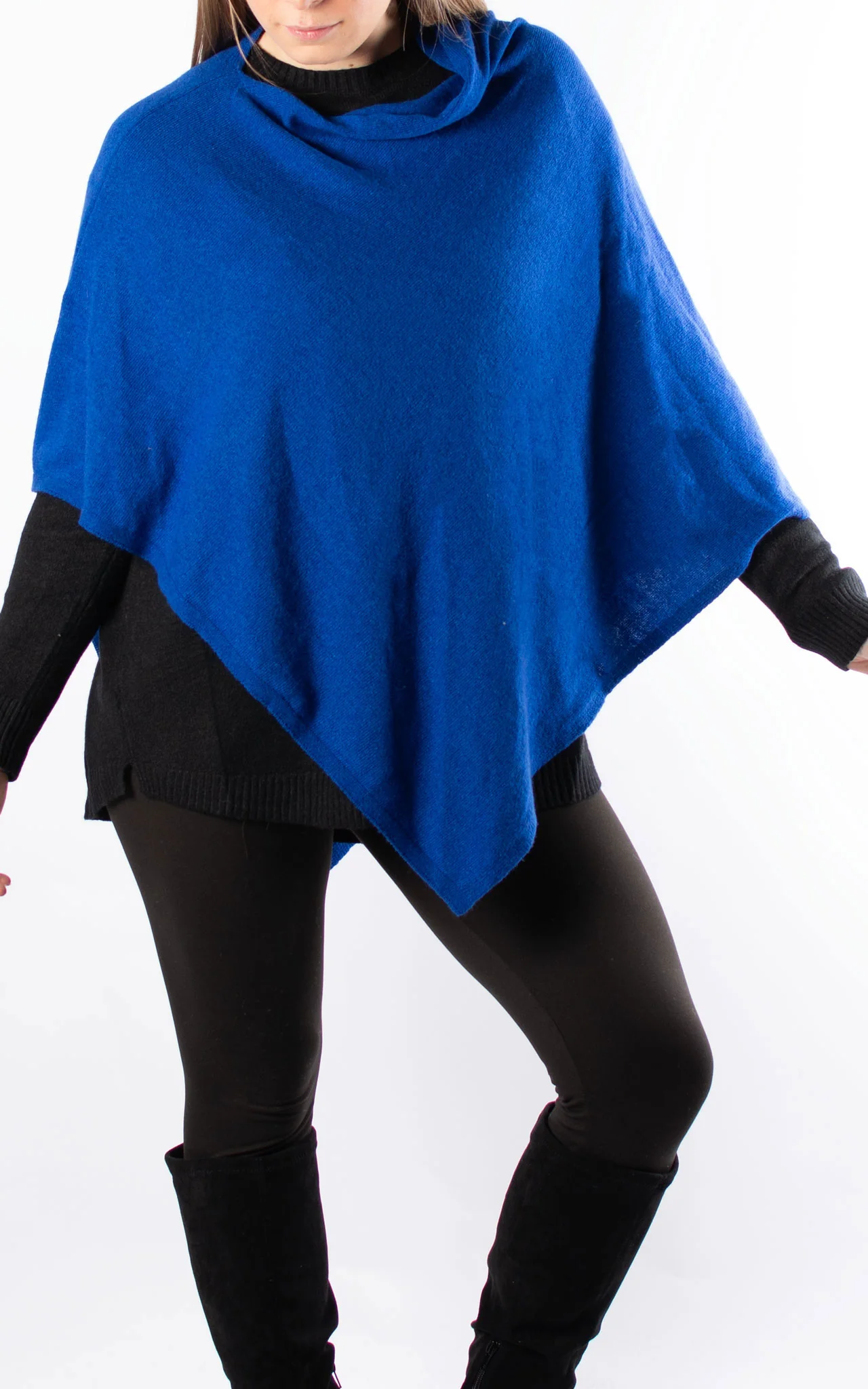 Poncho | Plain | Royal Blue