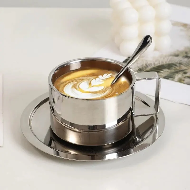 Edelstahl-Kaffeeset