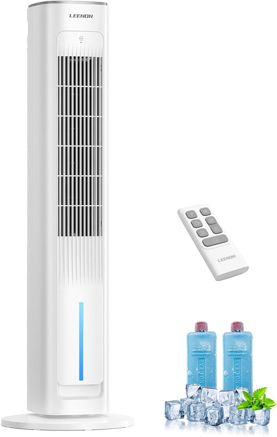 LEENON 3en1 Rafraichisseur d'Air Silencieux, 38