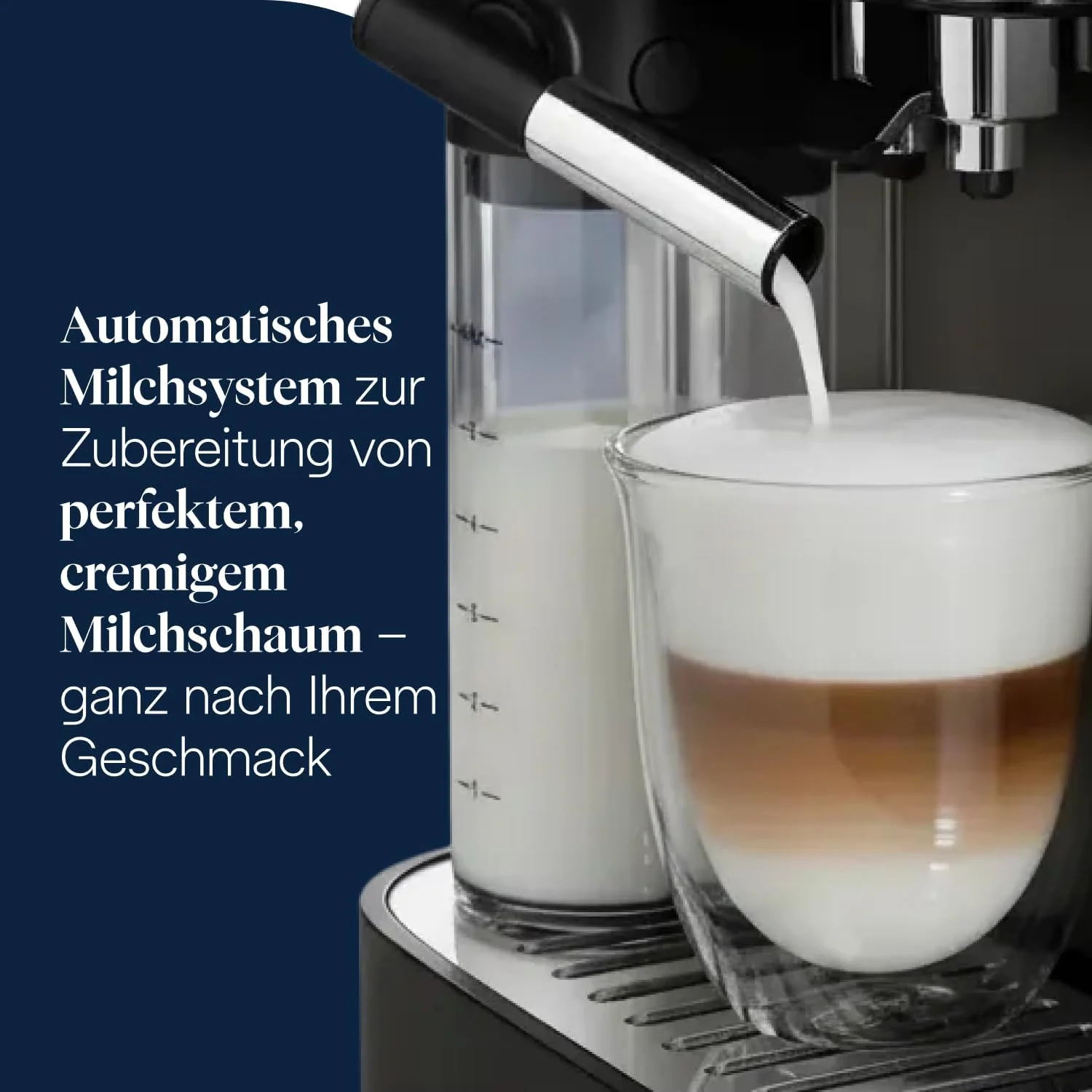 De'Longhi Magnifica Evo ECAM312.80.TB Kaffeevollautomat 1,8L – 13 Getränke, LatteCrema, Touch, Titan Schwarz