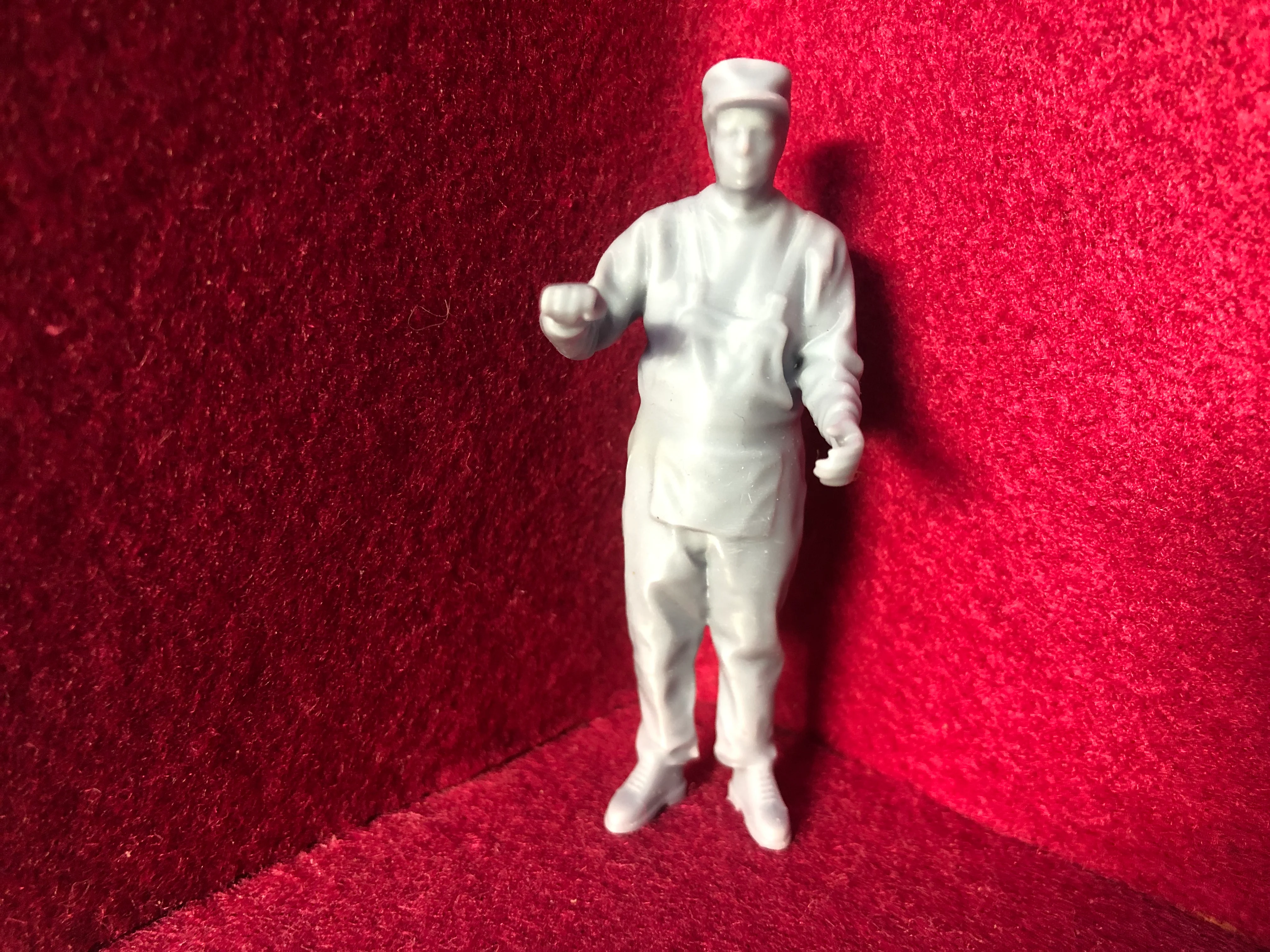 G-Scale driver figure - 3D scan of a real person - D039 (also GN15)