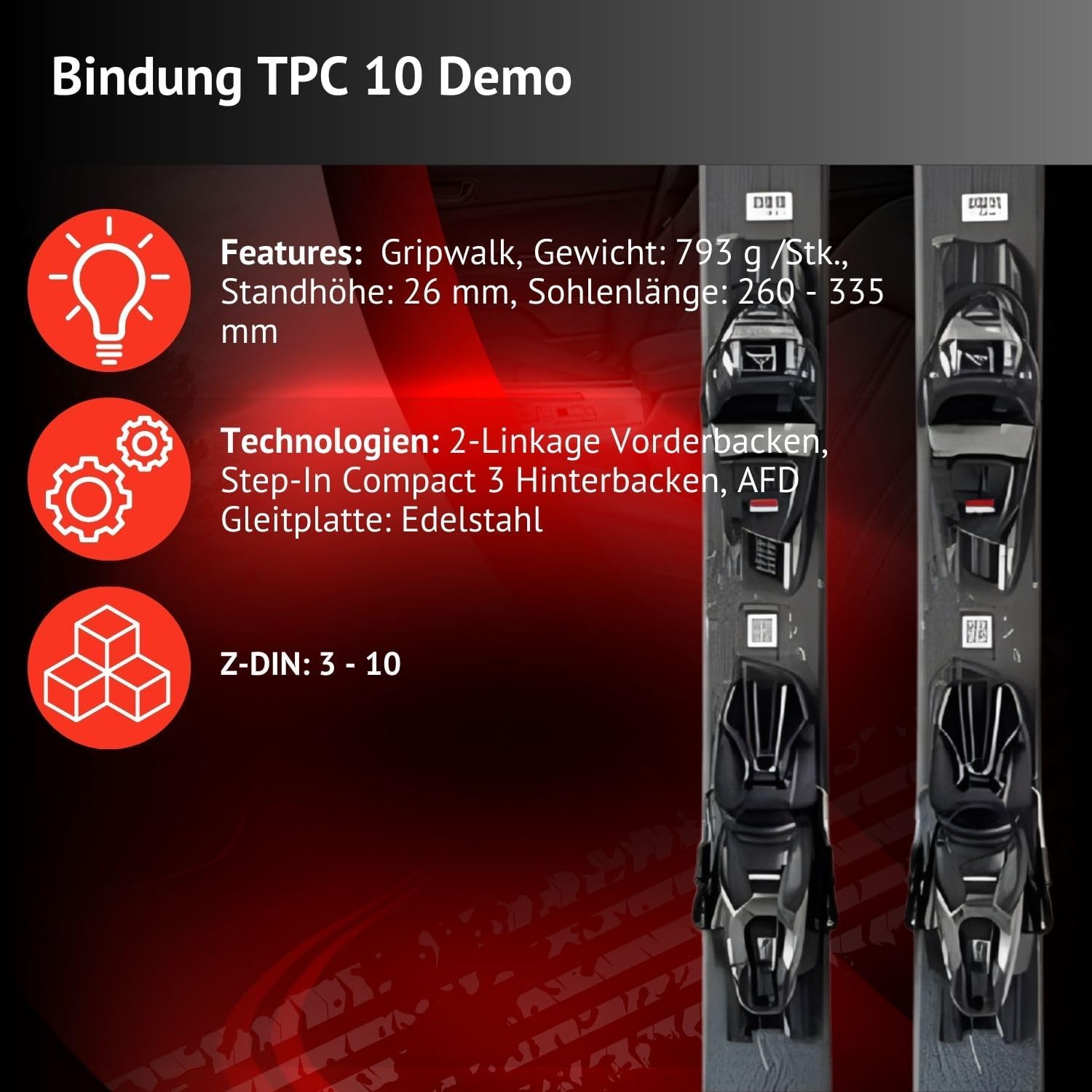 Ski Alpinski Carvingski - Blizzard Anomaly R - Freeride Rocker - inkl. Bindung TPC 10 Demo Z3-10 - für Gute Fahrer und Experten - Freeski Allmountainski für Piste und Gelände