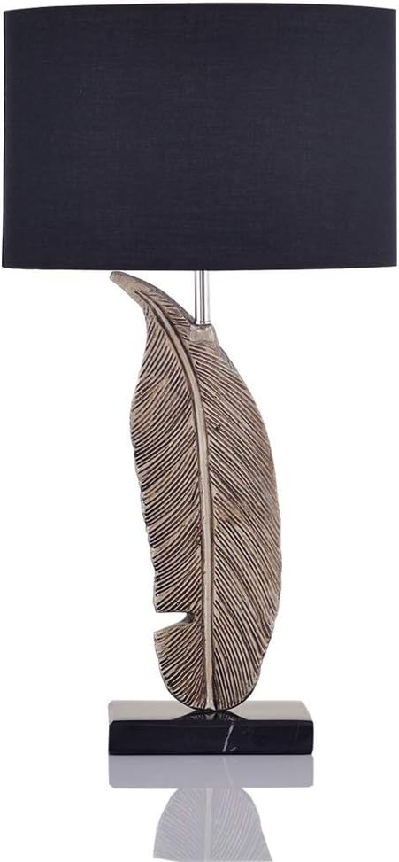 Nachttischlampen, Touch-Lampen, kleine Lampen, Nac Tisch-Nachttischlampe, Stoffschirm, Marmorsockel, Harzkörper, E27-Glühbirne, Schlafzimmer, Wohnzimmer, Arbeitszimmer(Button)